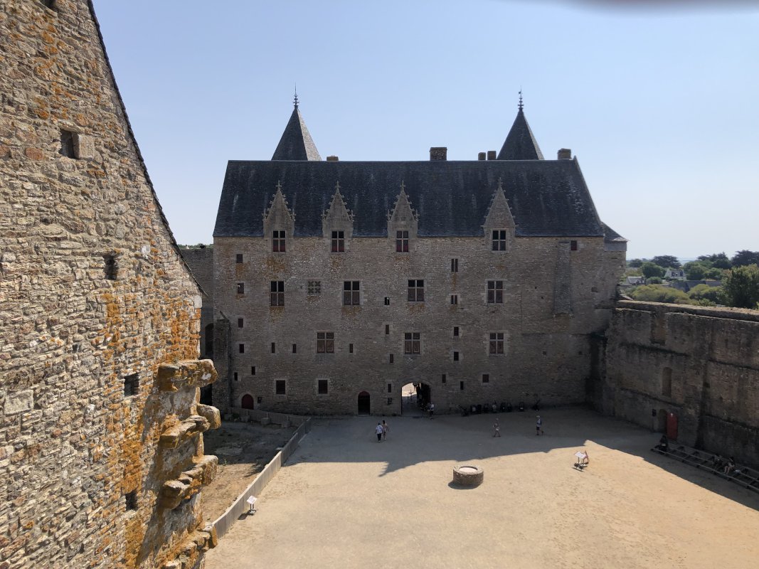 Innenhof Chateau Suscinio Innenhof Chateau Suscinio