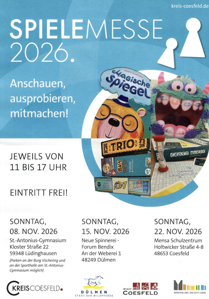 Spielemesse Coesfeld 2026